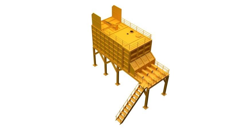 Dayanıklı Cuboid Çamur Depolama Tankı, Korozyona Dayanıklı Çamur Tutma Tankı